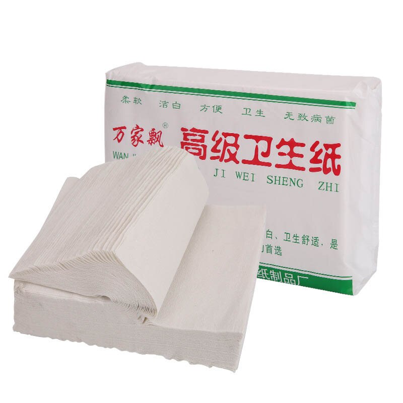 4 packs / bag 150 Toilet Paper Commercial Toilet Business Toilet Paper Kitchen Oil Absorption Paper Toilet Paper