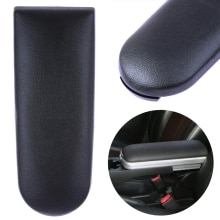 Bil armlen deksel lås lokk midtkonsoll midtklips fangst pu lær armlokk cap for skoda octavia fabia roomster rapid: Default Title