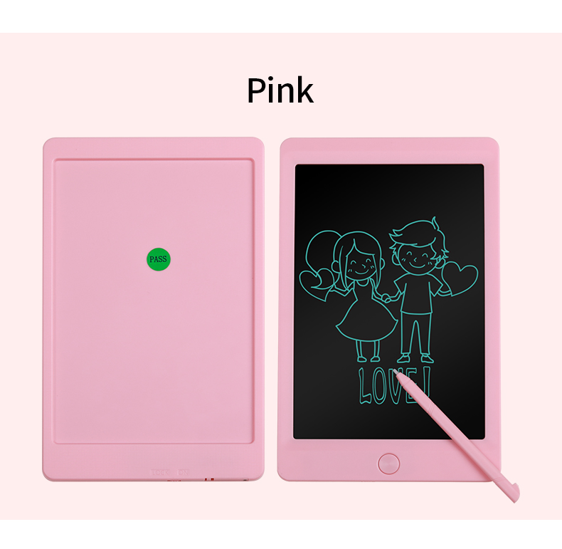 8.5 Inch LCD Tekening Tabletten voor Kid's Art Schrijven Grafische Tabletten Zwart/Blauw/Pinks Kleur met Scherm Vergrendeld