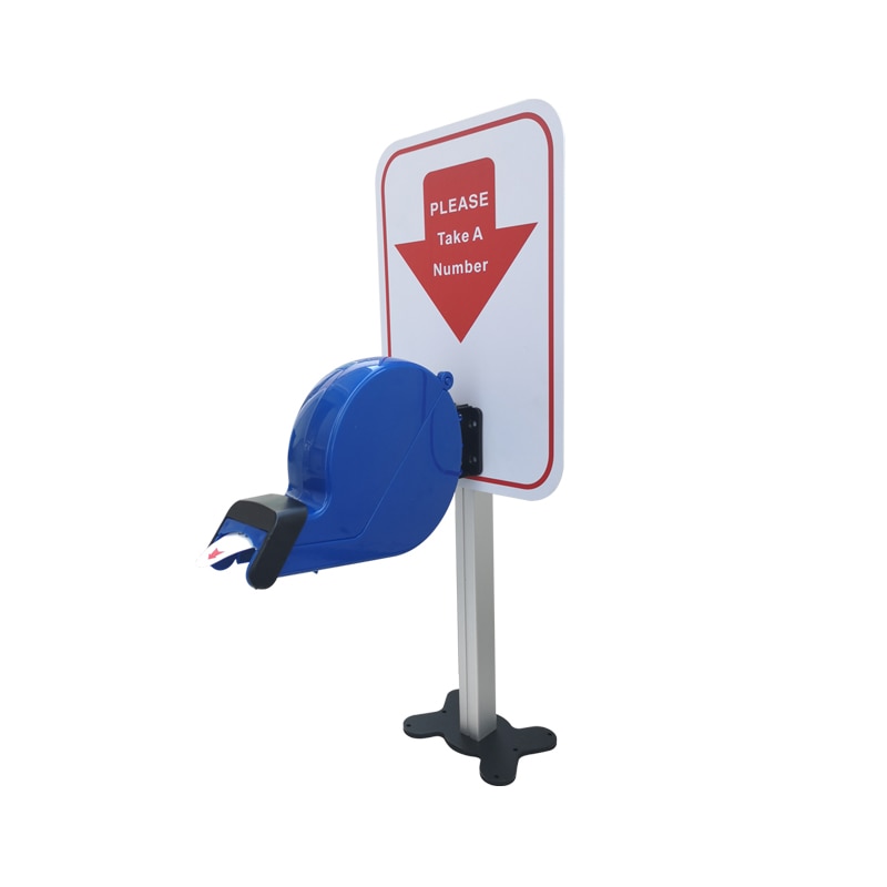 Ycall Kleurrijke Turn O Matic Neem Een Nummer Ticket Dispenser Machine Voor Queue Management Systeem
