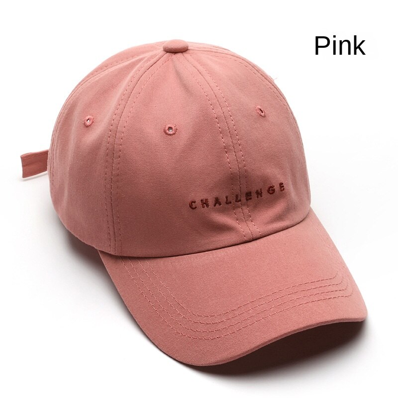 SLECKTON 2022 Baseball Cap for Women and Men Summer Visors Cap Boys Girls Casual Snapback Hat CHALLENGE Hip Hop Hats: Pink