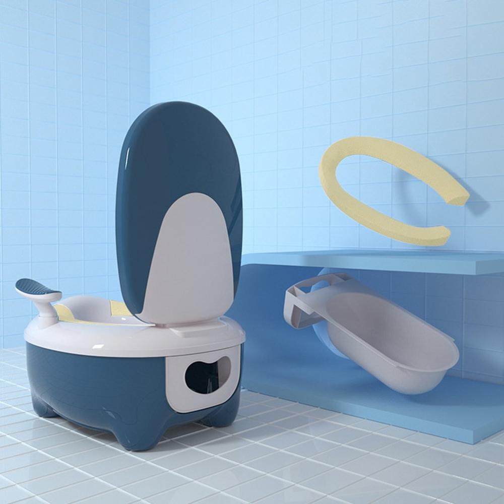 Children's Splash-proof Baby Potty Plastic Road Pot Infant Potty Training Cute Baby Toilet Safe Kids Potty Trainer Seat Chair WC