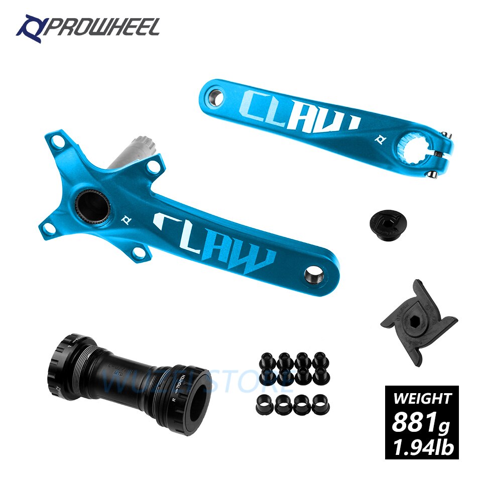PROWHEEL 104BCD Mountain Bike Crankset Aluminum Alloy With Bottom 170mm 175mm MTB Bicycle Crank With axis 1x11Speed bike parts