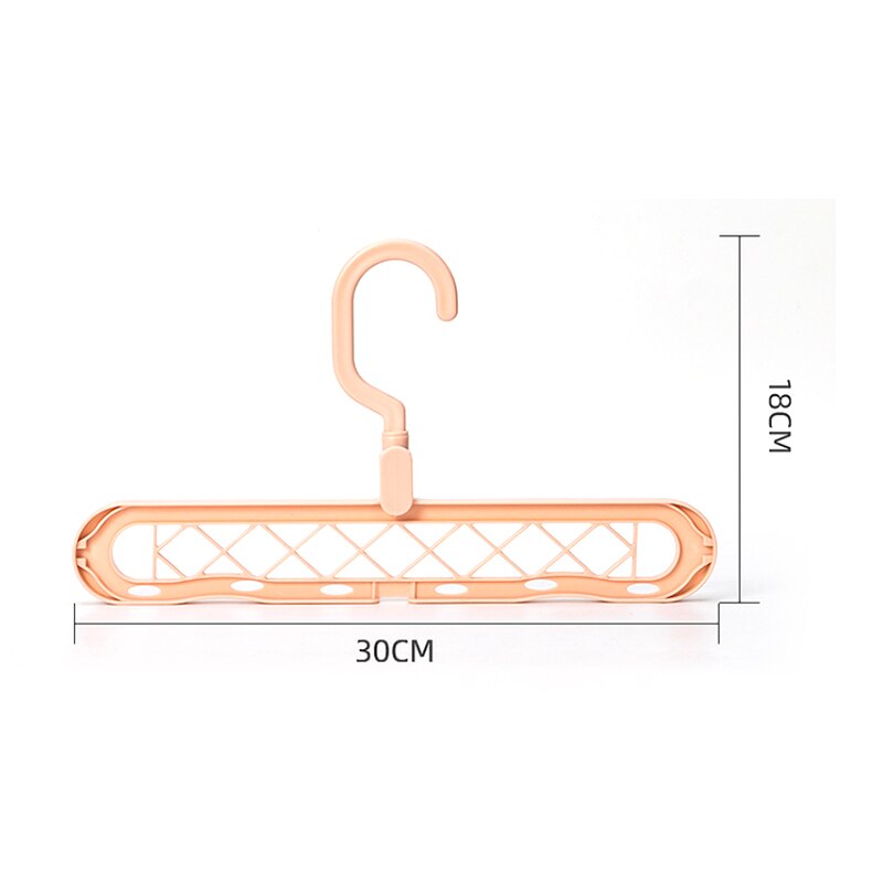 Nine Hole Rotating Multifunctional Folding Hanger Hanger Wardrobe Drying Clothes Hanger Scarf Clothes Storage Clothes