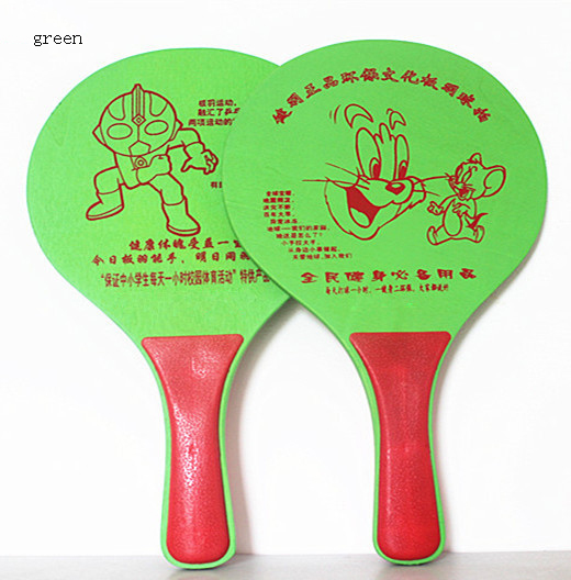 Gszhxckビーチボールラケットpickleballパドルと10ピースボール1ピース: green