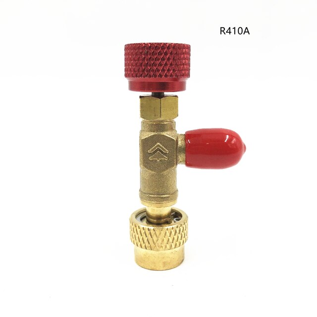 Refrigeration Tool liquid safety valve R410 R410A R22 air conditioning refrigerant 1/4 &quot;Safety Adapter Air conditioning repair: R410a