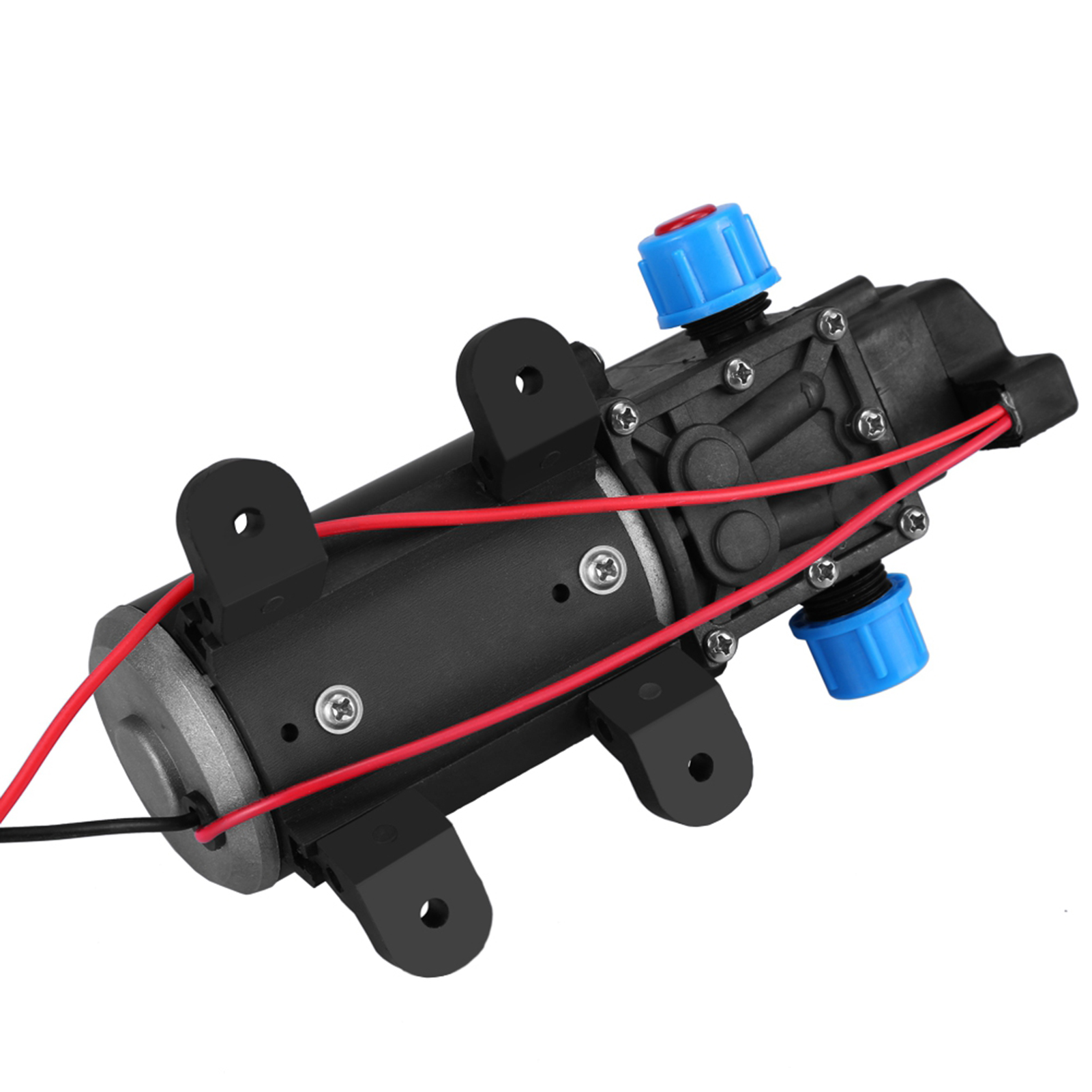 12v dc 100w 8l/ min 160 psi højtryksmembran selvansugende vandpumpe til vask