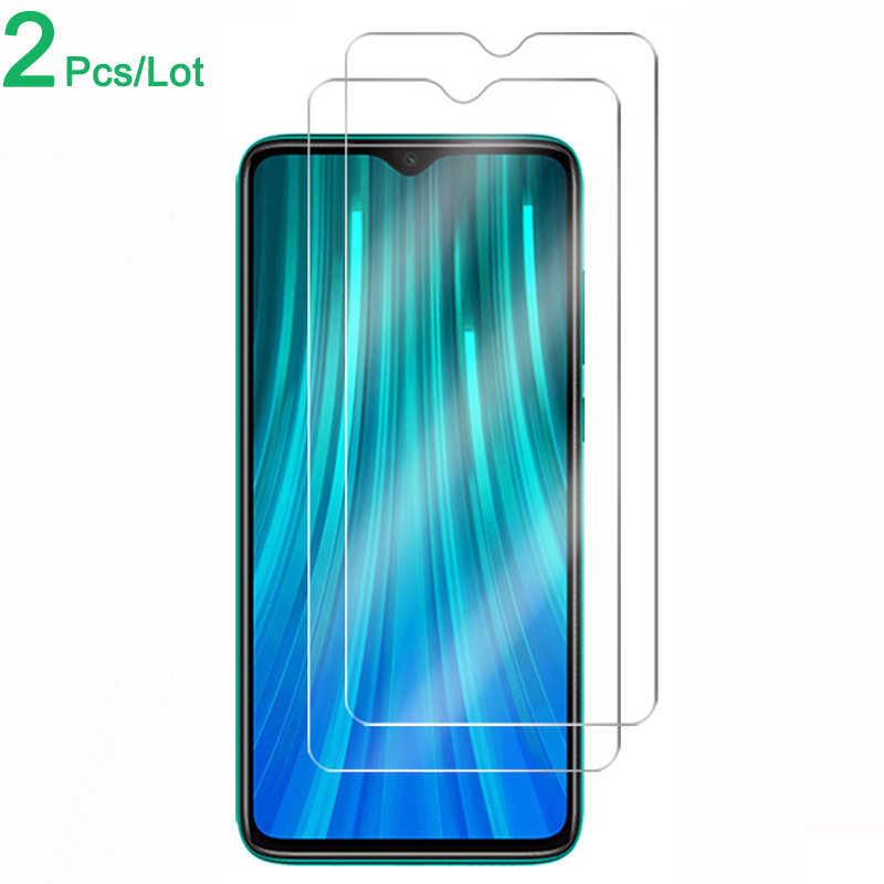 2 pçs protetor de tela para xiaomi redmi nota 8 pro vidro 9h dureza vidro temperado para xiaomi redmi nota 8 pro telefone vidro note8