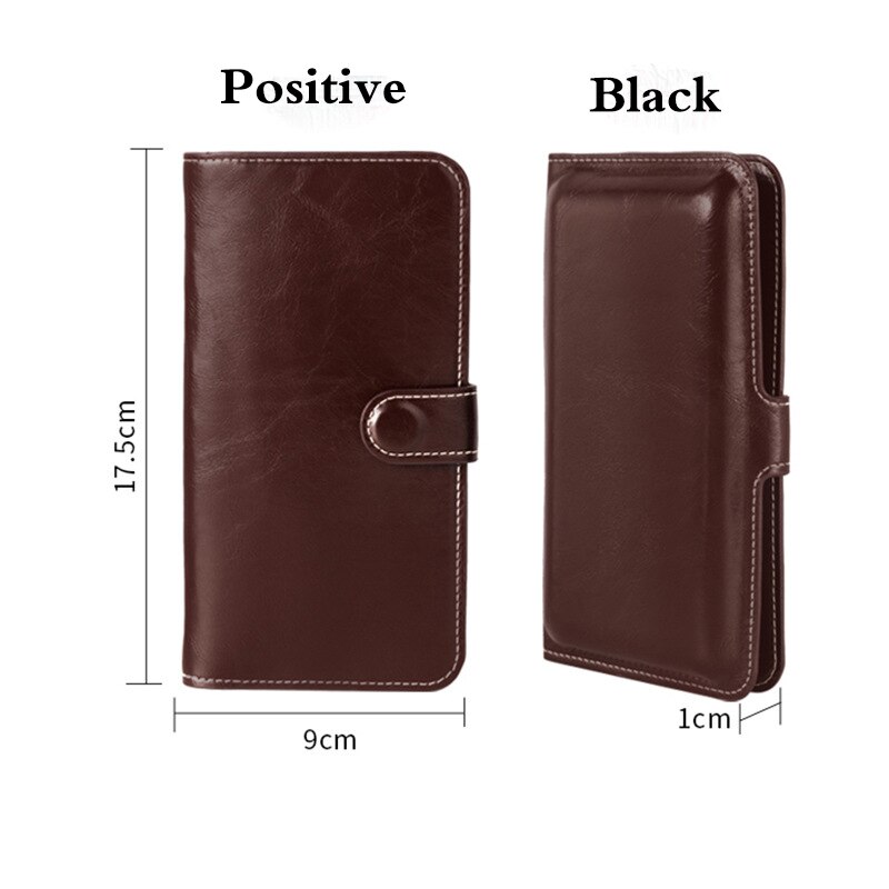 Smart Wallet Wireless Charging Men Women Wallet Adapt For Ipone And Android Capacity 6000 mAh Long Wallet