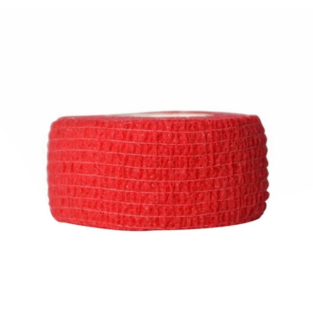 Durable Sports Tape Golf Grip Anti-Skid Golf Club Cotton Elastic Finger Wrap Adhesive Bandage Grip 5cm*4.5m: Red
