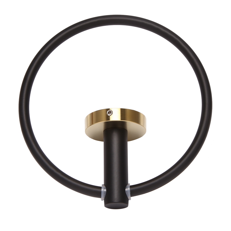 Porte-serviettes mural rond et Simple, anneau pour la salle de bain
