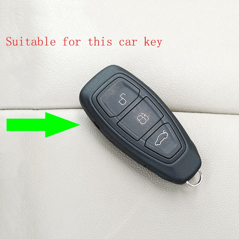 Silicone rubber car key case cover for Ford Focus 3 MK3 ST RS Ecosport Kuga fiesta Fiesta Focus Mondeo3 Buttons smart key