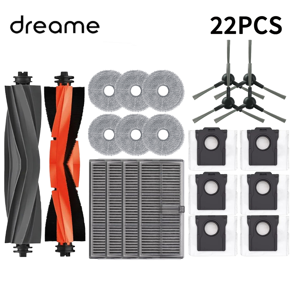 Dreame L10s Pro Ultra Heat / Dreame Bot X30 Ultra / X30 Pro / S10 Pro Ultra Parts Roller Side Brush Filter Mop Dust Bag Box: Blue