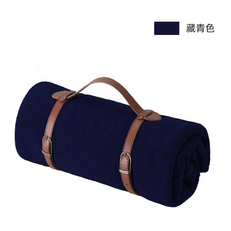 100*150cm Folding Thickened Yoga Warm Blanket Polar Fleece Microfiber Portable Yoga Mat Multifunction Portable Fitness Blanket: 7(no straps)