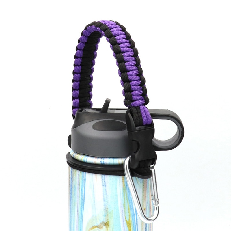 Correas de seguridad para botellas de termo, 1 x paracord, boca ancha: 1