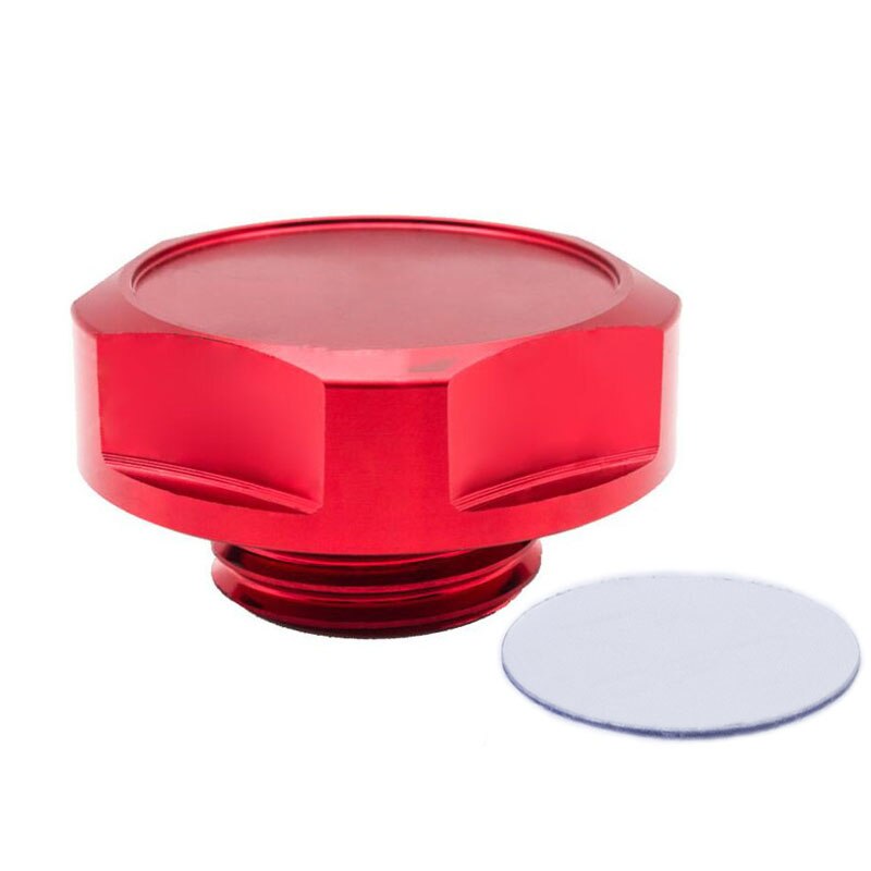 Car Oil Cap Fuel Filler Cover Auto Aluminum Alloy Engine Accessories for TOYOTA TRD for Camry Corolla Rav4: RED