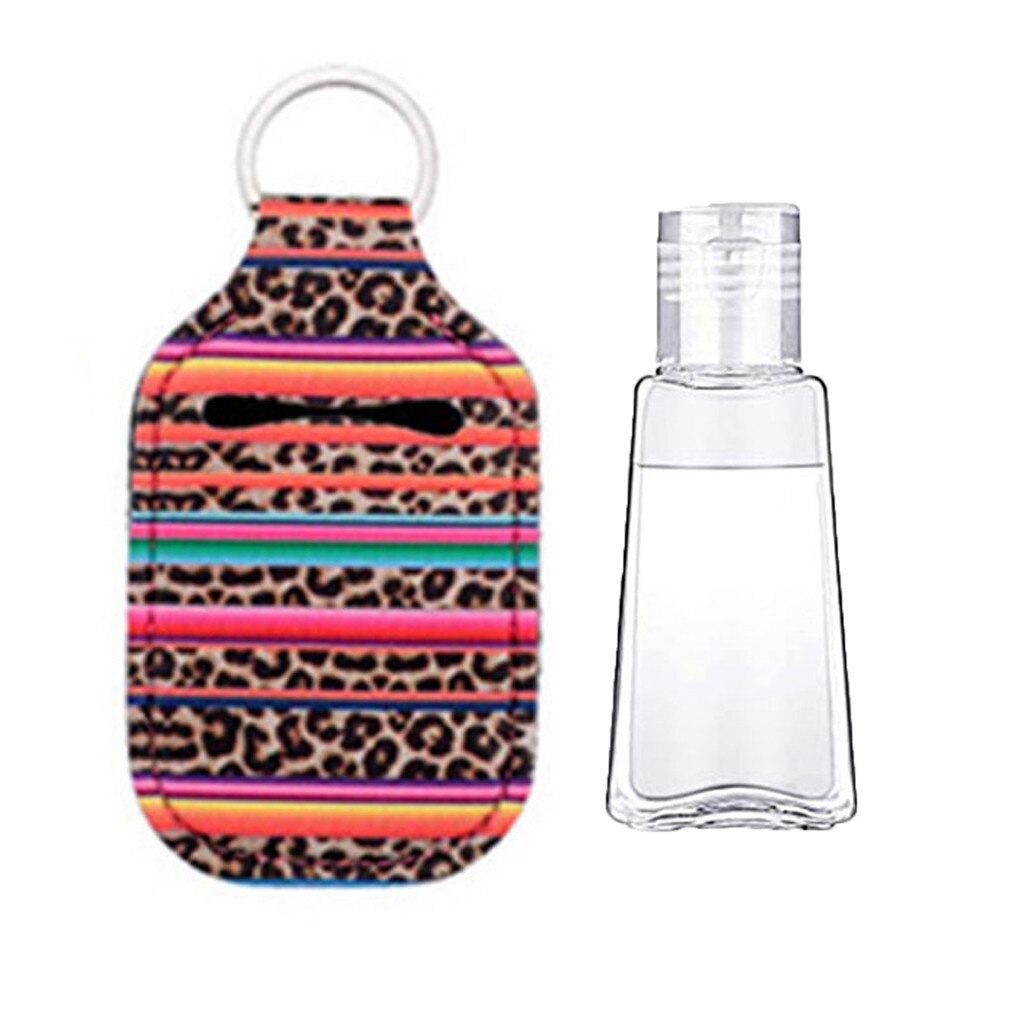 Key Chain Hand Sanitizer Dispenser Multi-functional Hand Sanitizer Bottle Key Storage Case Hook Holder Wall Hand Sanitizer Pumps: F