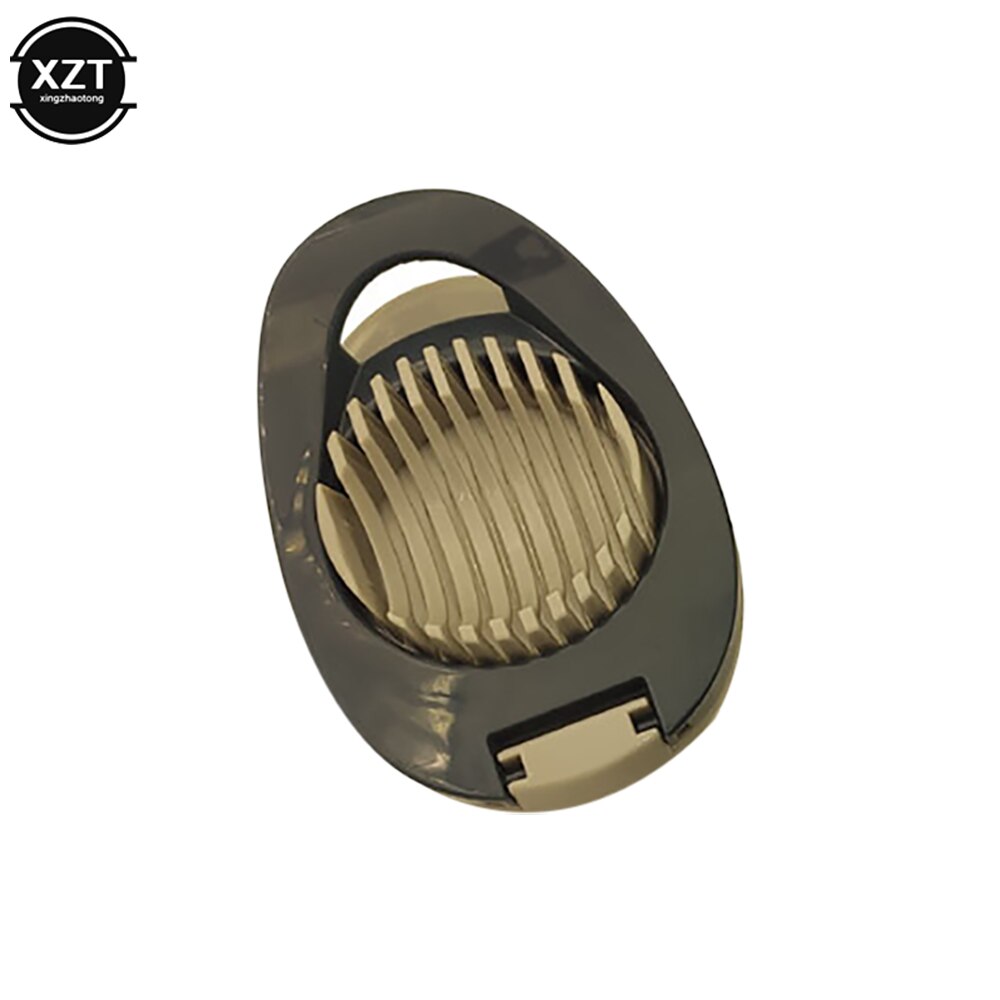 Multifunction Egg Slicers Section Cutter Divider Plastic Egg Splitter Cut Egg Device Kitchen Egg Tools: Blue