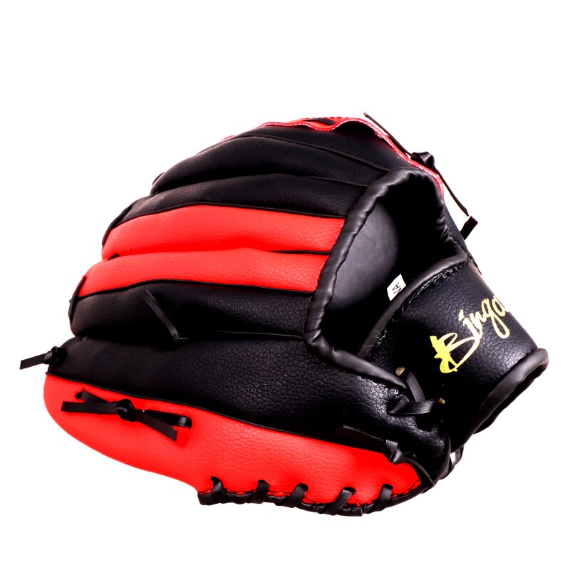 PU Leder Braun Baseball Handschuh weicher Ball draussen Team Sport Verknüpfungen Hand Baseball Praxis Ausrügestochen