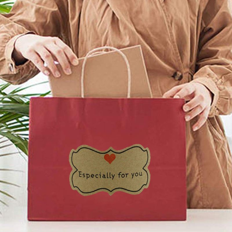 250pcs/roll Especially for You Stickers Kraft Seal Labels Handmade Scrapbooking Packaging Stationery Decoration