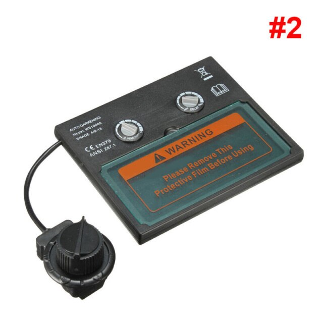 WS1000A Solar Auto Darkening Welding Helmet Lens Goggles Welding Screen Lens Eyes Protector Shield Welding Work Mask: 2