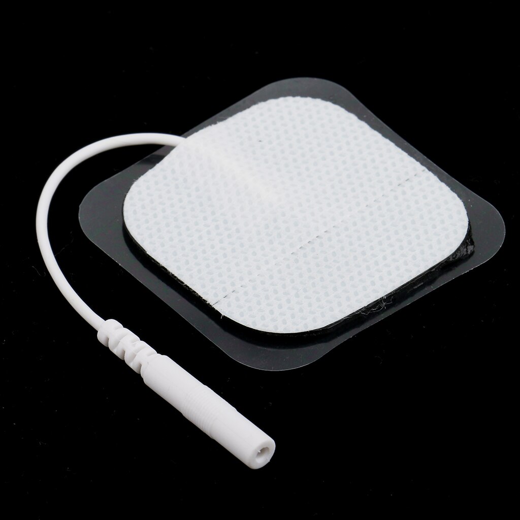10pcs Electrode Massage Replacement Pads - Digital Therapy Massager Patches White Replacement Electrode Pads