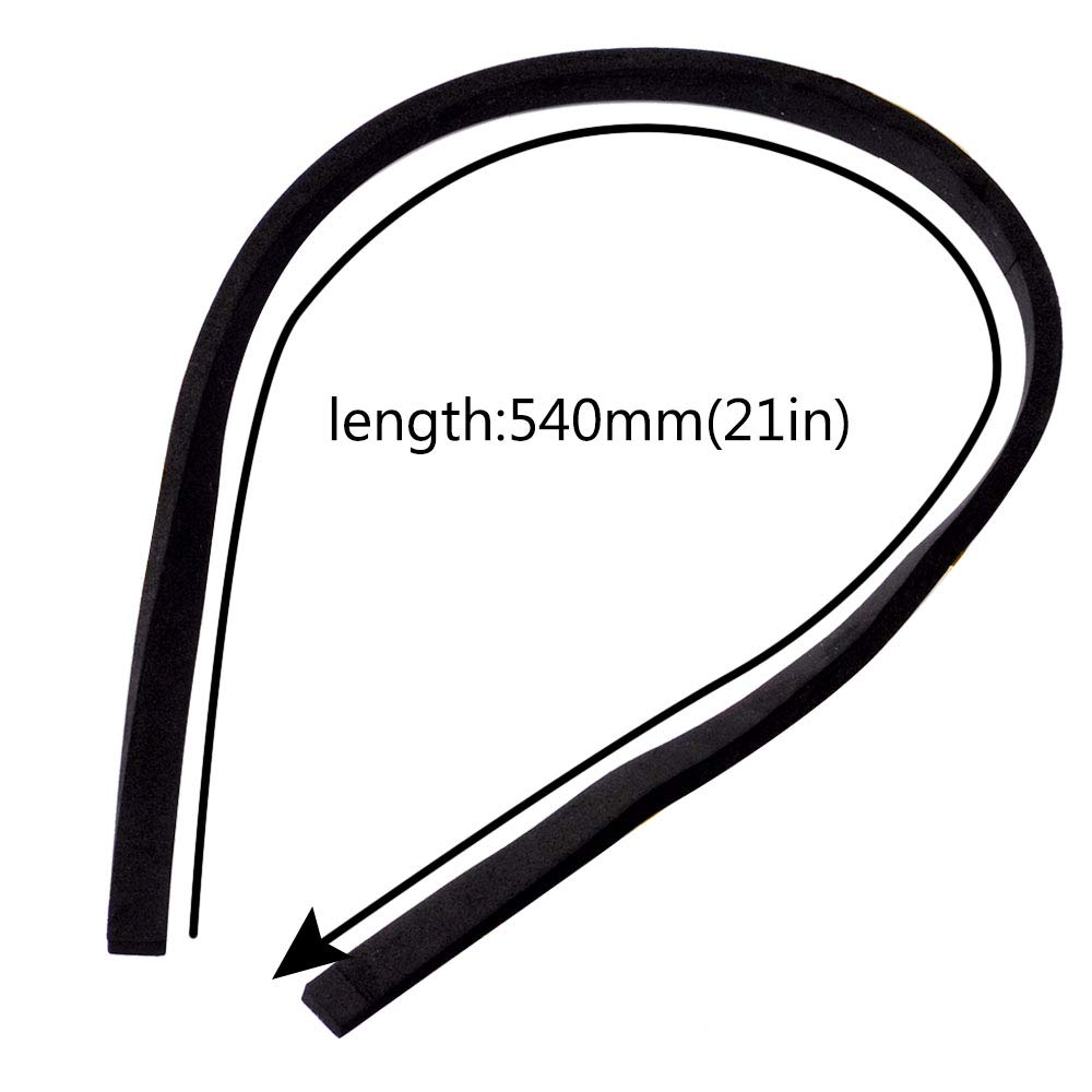 Sweeping Robot Soft Bumper Strip Protect Robot Fit for iRobot Roomba i7 7150 i7+ 7550 500 600 800 Series (21"x0.4")