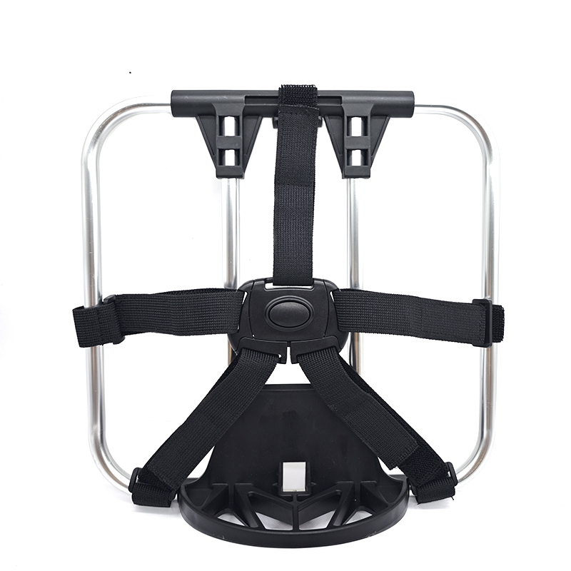 Fietsvoorrekken voor Brompton vouwfietstassen Beugel Rugzakdrager Blok Plat frame Aluminiumlegering 38x30cm: Bourgondië