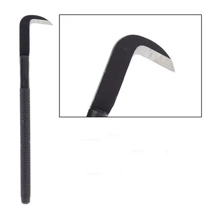 Herramientas para bonsái, cuchillo para tallar forja, cuchillo para recoger, cuchillo de dibujo, cuchillo para tallar, mango antideslizante, herramientas para tallar alambre: GOLD