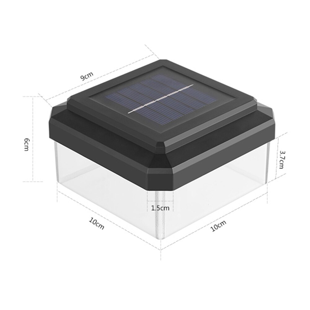 Led Spot Light Tuinpad Landschap Verlichting Waterdicht 8 Led Solar Pijler Lamp Outdoor Hek Binnenplaats Villa 'S Kolom Licht