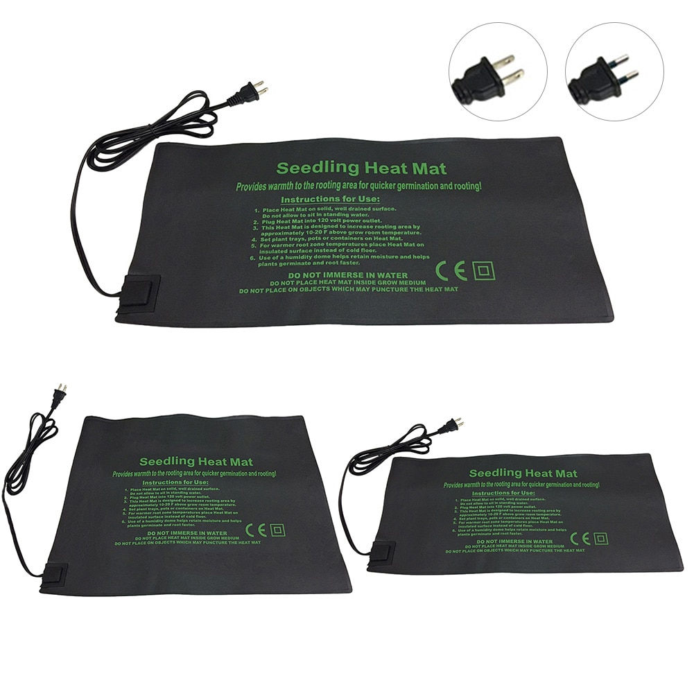 24X52cm Seedling Heating Mat Waterproof Plant Seed Germination Clone Starter Pad 110V/220V Garden Supplies