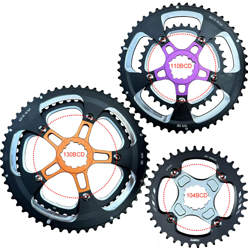 Direct Mount Kettingblad Converter Spider 104 110 130 BCD 4 5 Bolt Crank Arm Kettingwiel Adapter MTB Racefiets Vouwfiets onderdelen