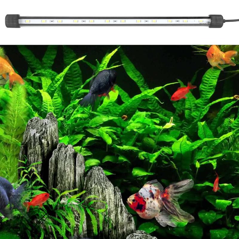 Waterproof LED Aquarium Light Bar for Fish Tank Submersible Underwater Lamp Aquatic Decor Home 220-240V Pet Fish Supplies