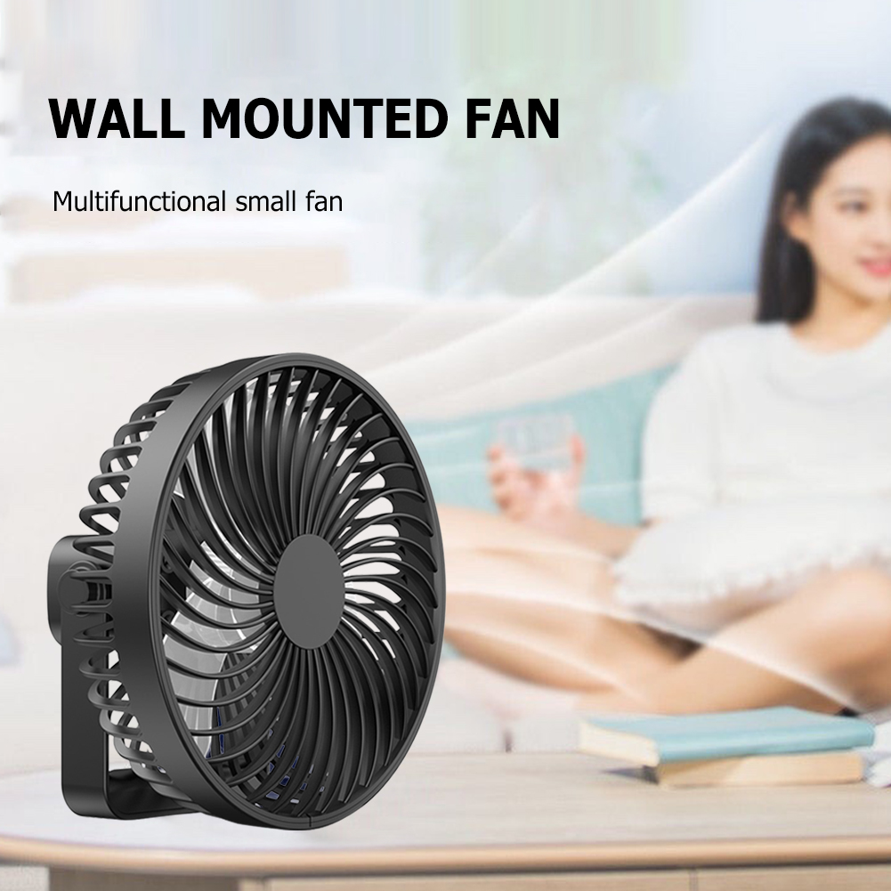 Draagbare Oplaadbare 3-Speed Verstelbare Persoonlijke Usb Bureau Ventilator Stille Desktop Bureau Ventilator Voor Office Home Outdoor Tent Stille fan