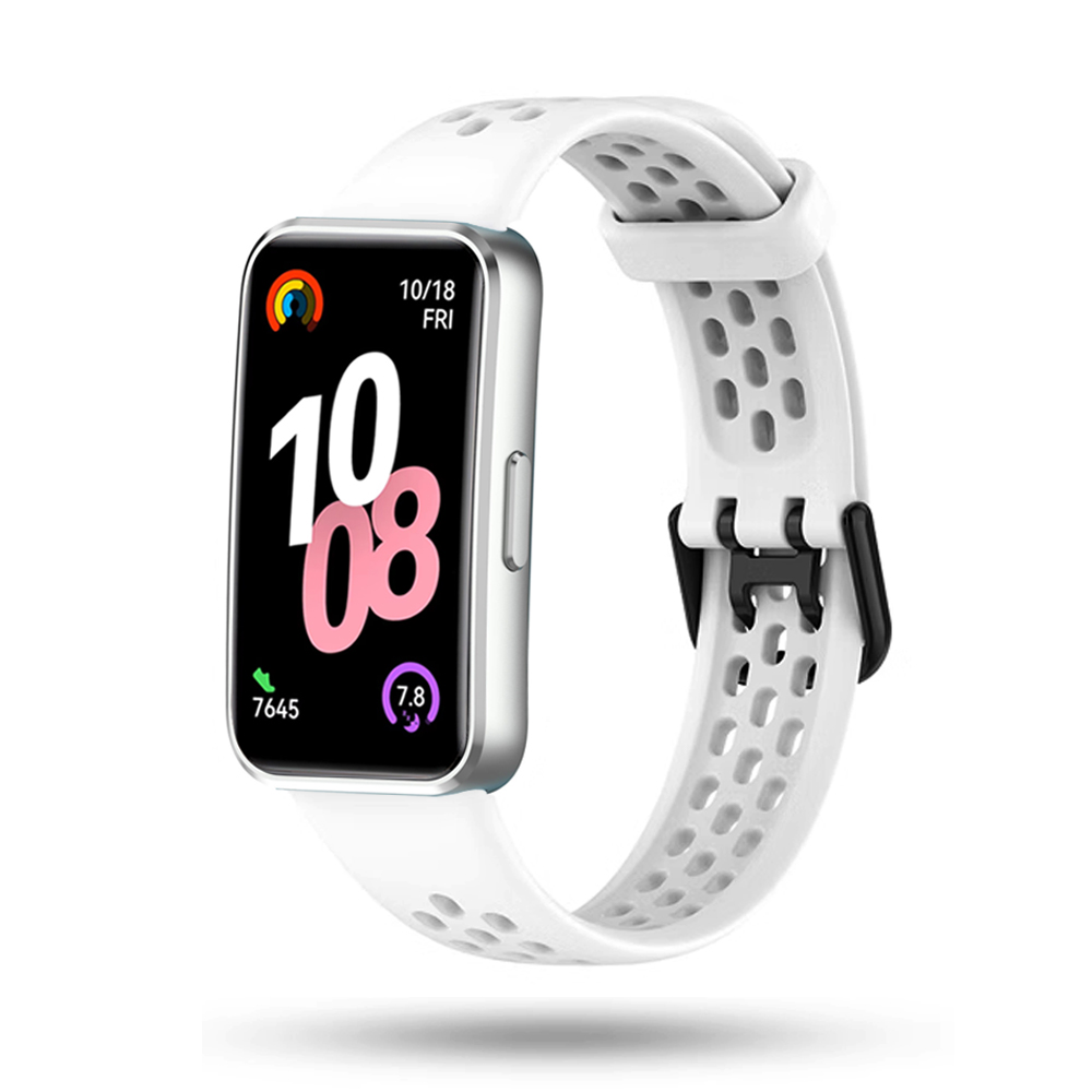 Silikonirannekkeet huawei band 10 9 8 nfc correa lisävarusteet älykellon vaihtoranneke huawei band 10 -kellonranneke
