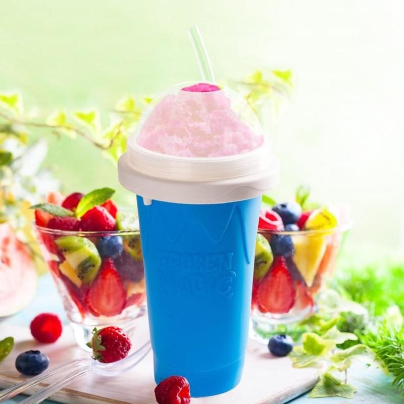 Schnell-gefrorene Smoothies dauerhaft Matschig Eismaschine quetschen Kühl Tasse Milchshake Flasche Smoothie Tasse Matschig Hersteller