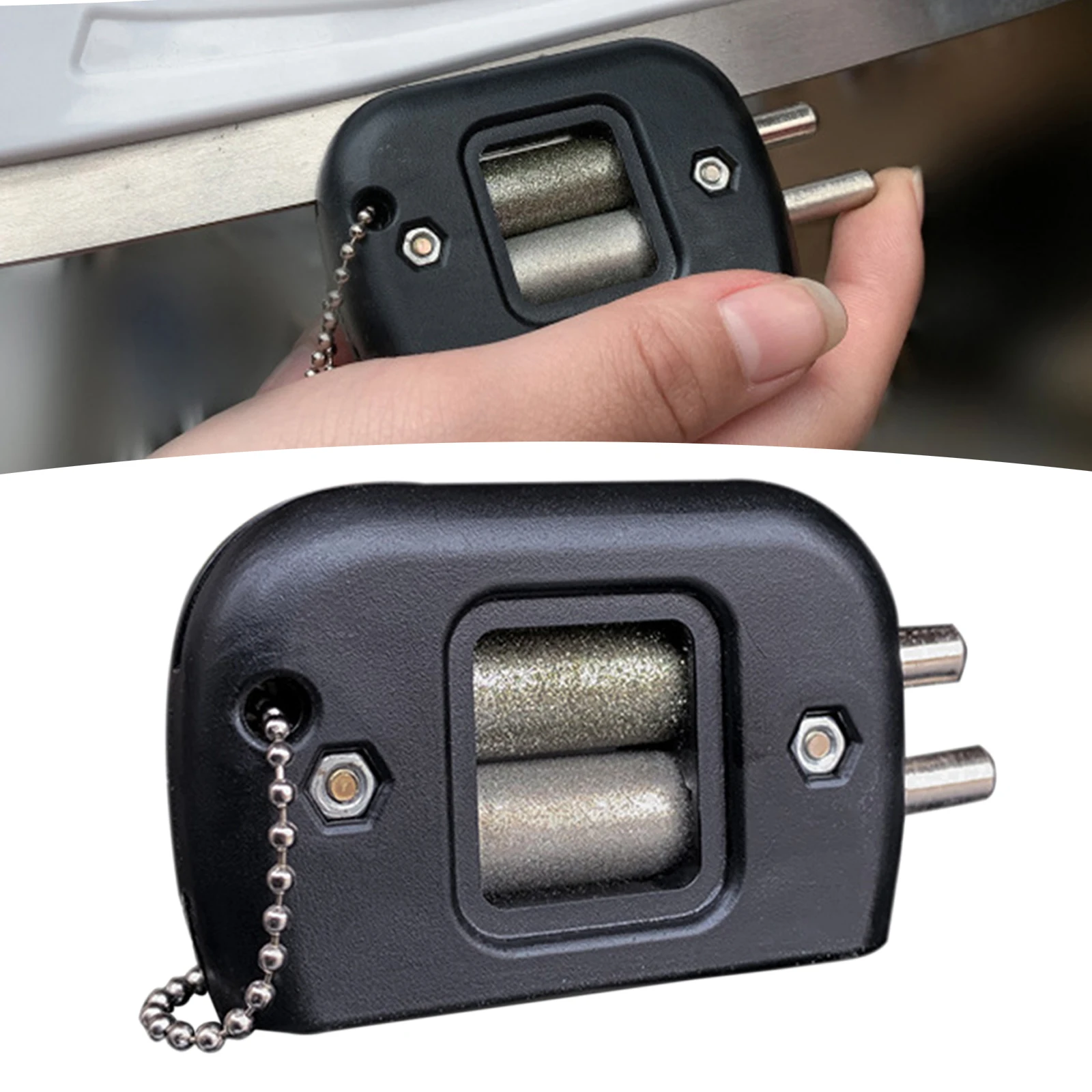 Handheld Ice Skate Edge Blade Sharpener Slijpsteen Slijpsteen Tool voor ijshockeyschaatsen Kunstschaatsmes