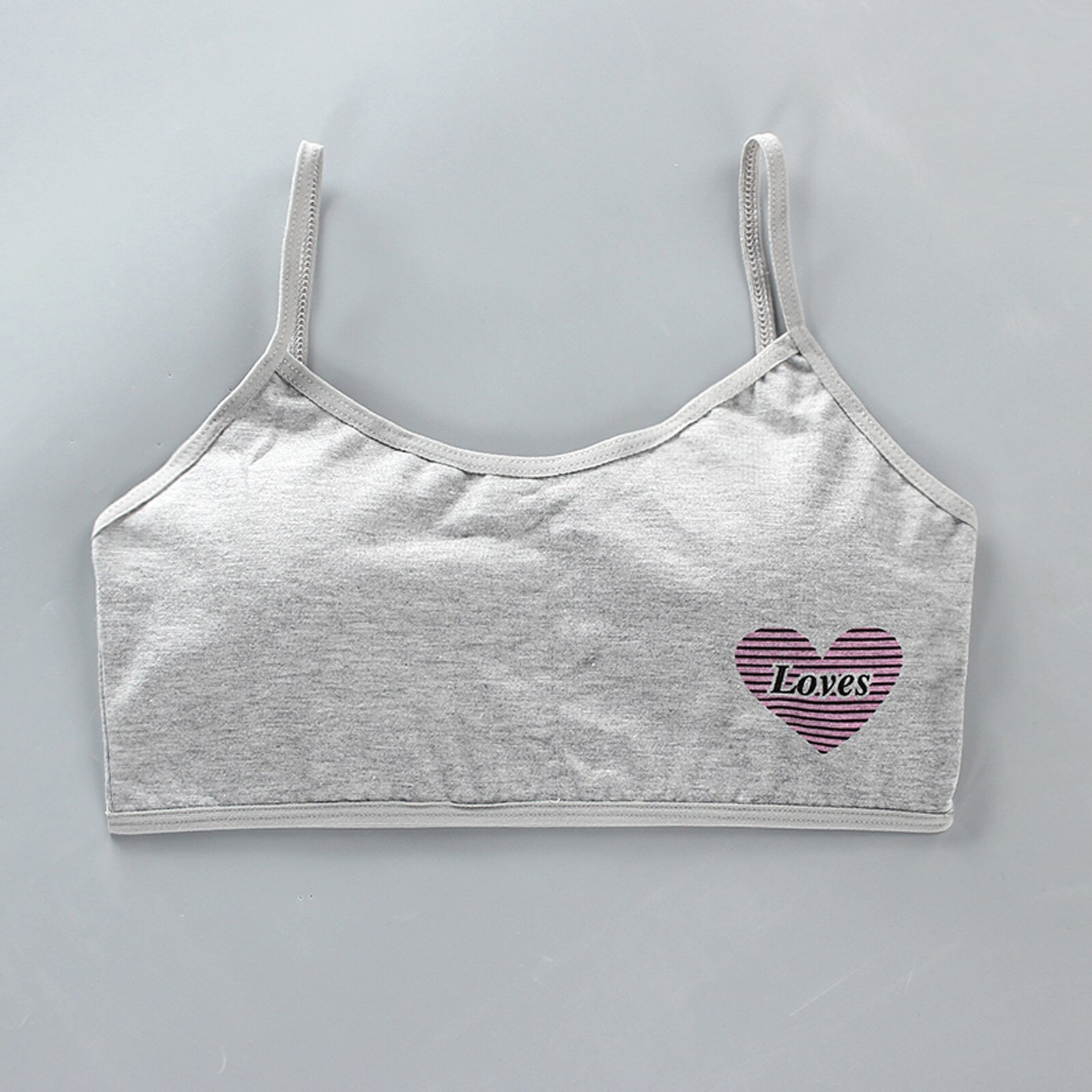 Children Bra Teen Girls Bra Cotton Training Bra Student Kids Underwear Camisole Underwear Cotton Bra For Girls One Size #40