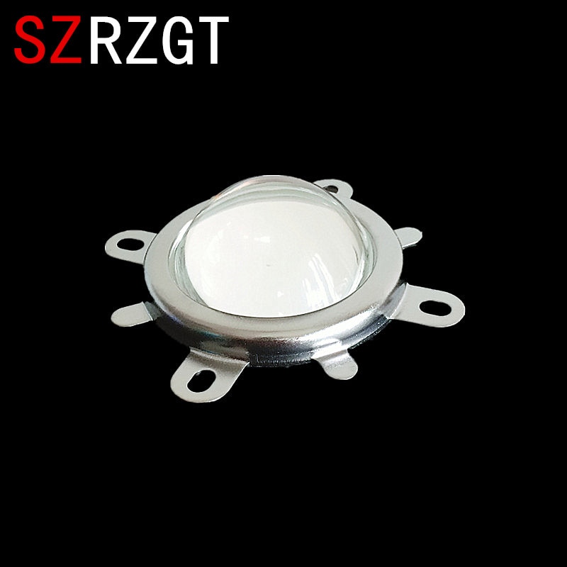 5 ensembles 20w 30w 50w 70w 100w 120w led 44mm lentilles + réflecteur collimateur + support fixe