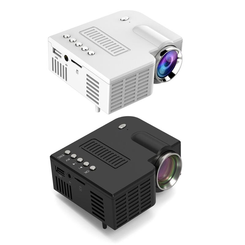Uc28c mini bærbar videoprojektor 16:9 lcd-projektor medieafspiller til telefoner