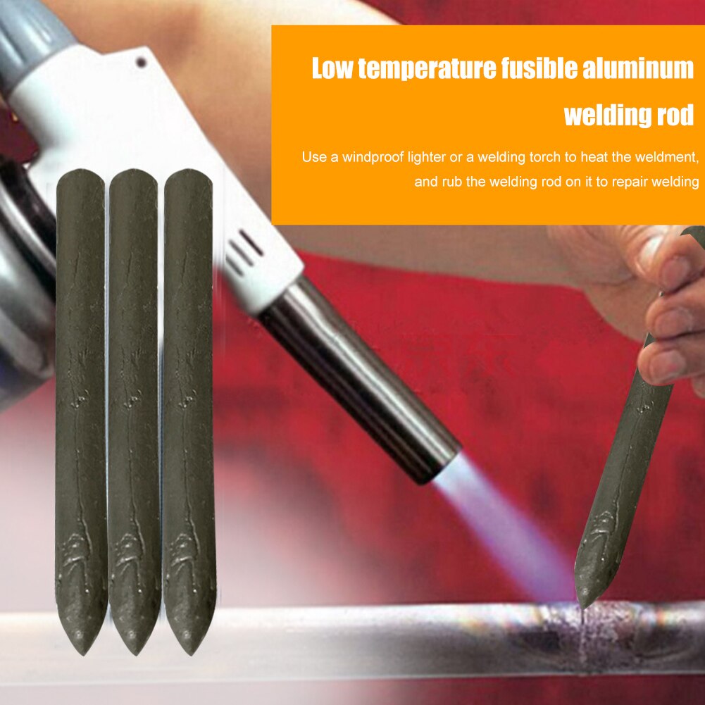 Canne à souder électrolytique polyvalente en aluminium, 7.8cm, facile à fondre, outil sans goût, Portable, fournitures de soudure