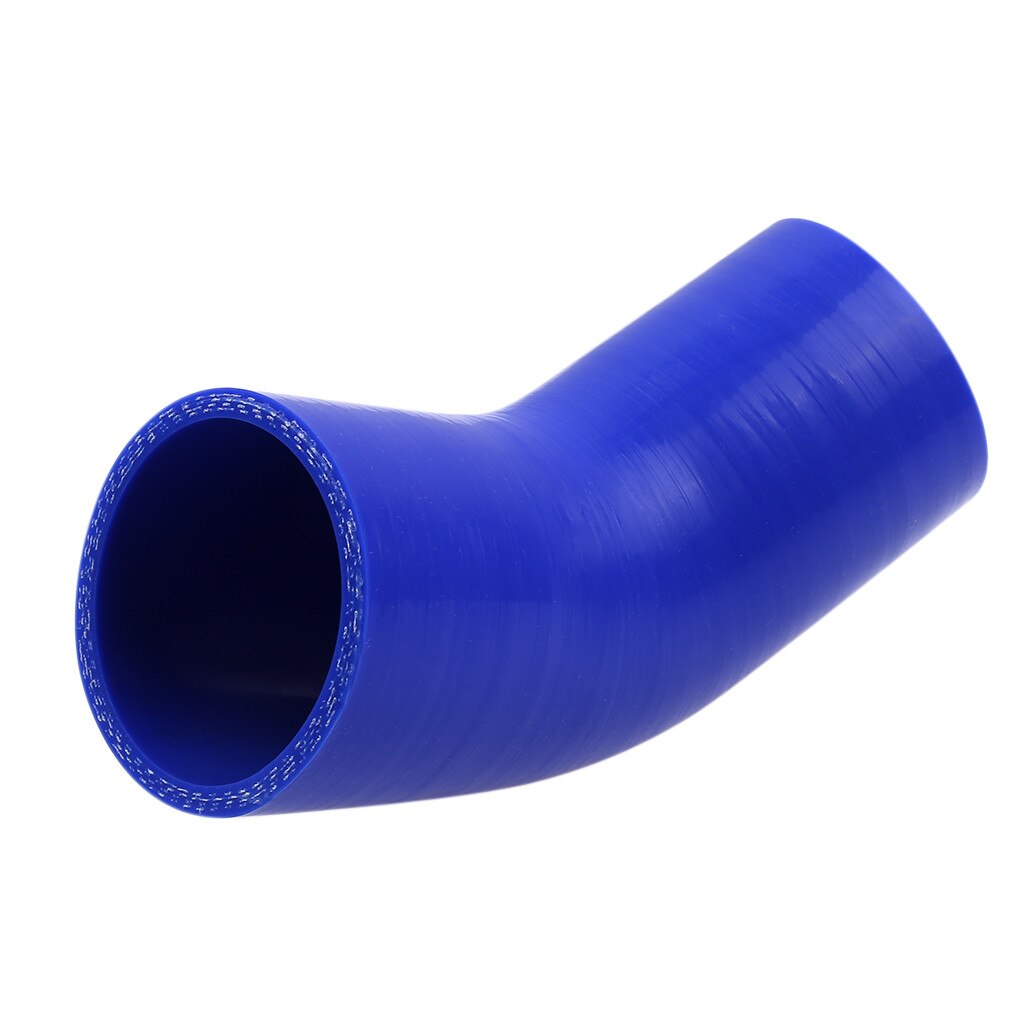 63-102Mm Silicone 45 Graden Elleboog Bocht Verminderen Siliconenslang Zwart/Blauw Intercooler Inlaattraject #30