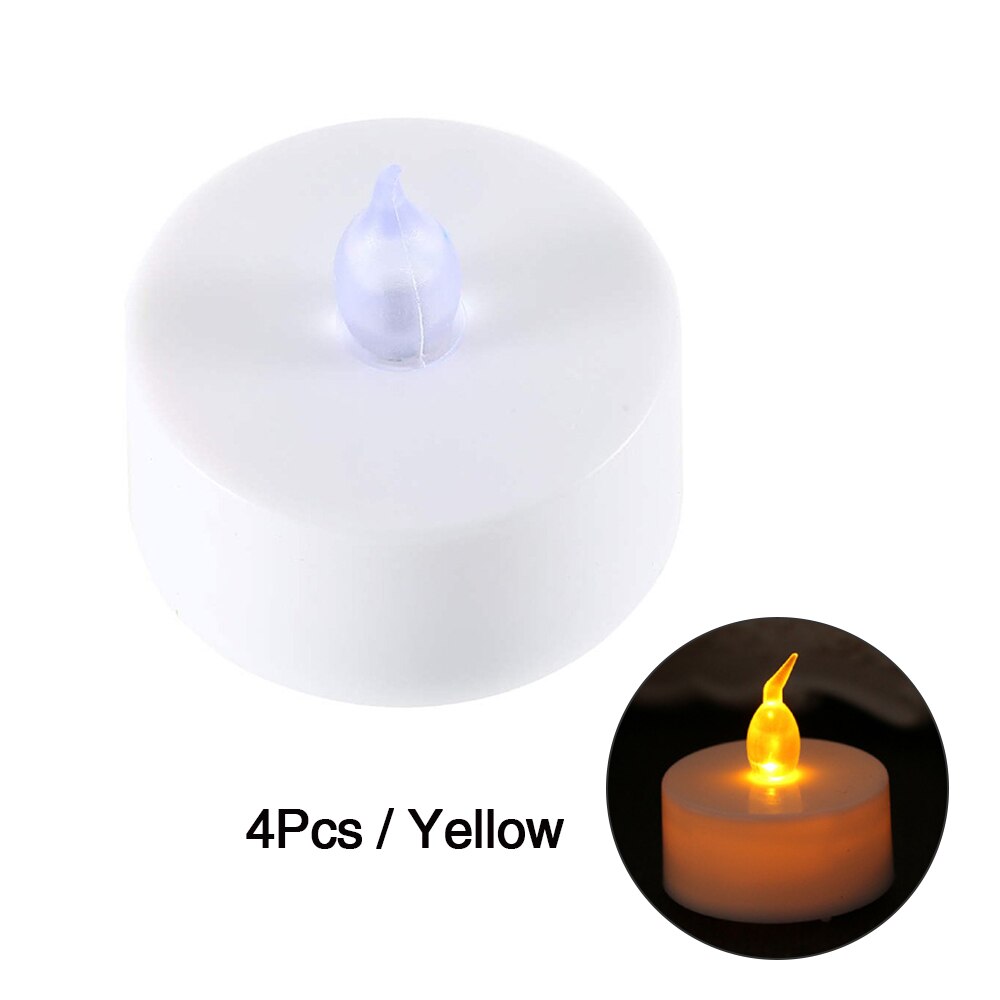 Electronic LED Light Candles DIY Party Wedding festival decoration Realistic Battery-Powered Flameless Candles for Christmas: 01