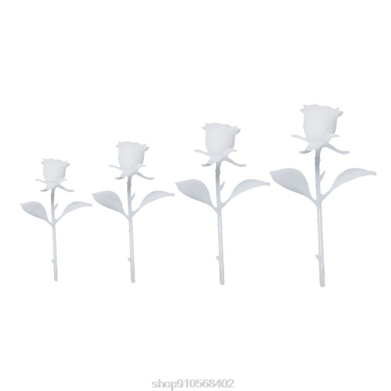 DIY 3D Mini Rose Shape Epoxy Molds Silicone UV Resin Mold Crafts Jewelry Making O08 20