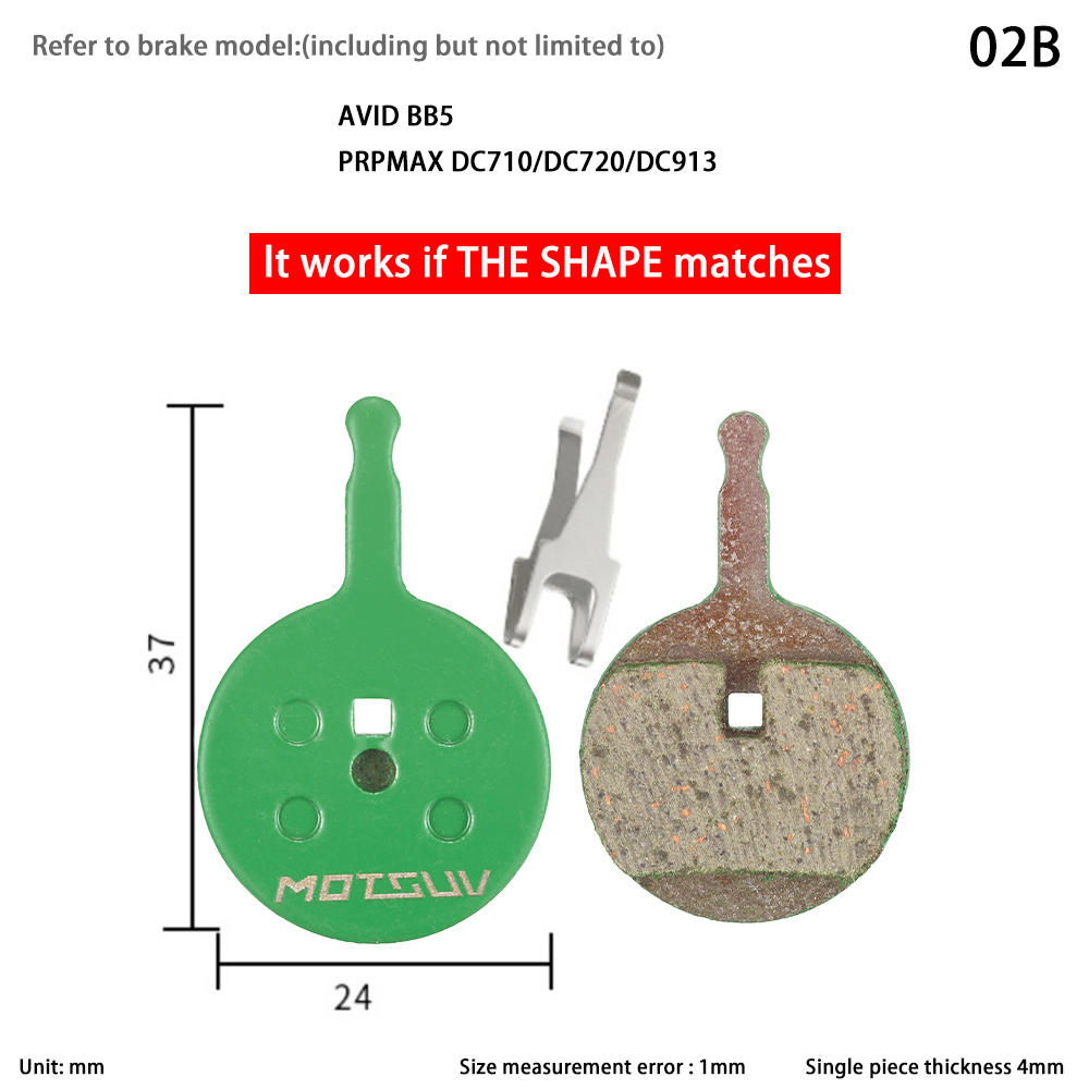 1 par de pastillas de freno cerámicas para bicicletas, hydrauli, para shamano SRAM Avid Hayes Magura formula y Scooter: Morado