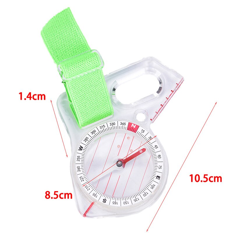 1Pc Outdoor Thumb Compass Elite Competition Orienteering Compass Portable Compass Map Scale Compass