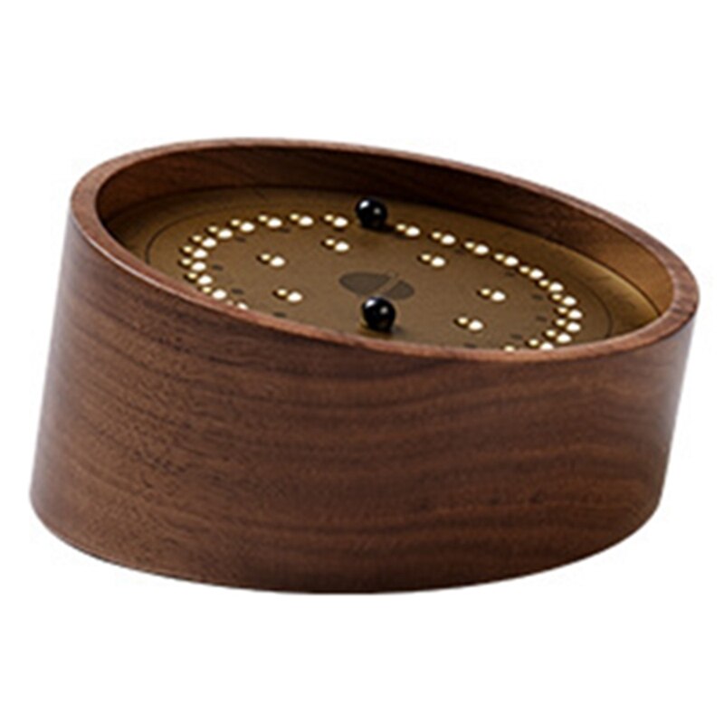 Wooden Perpetual Calendar Desktop Month Week Date Planet Home Decoration to Send Classmates Birthday: gold