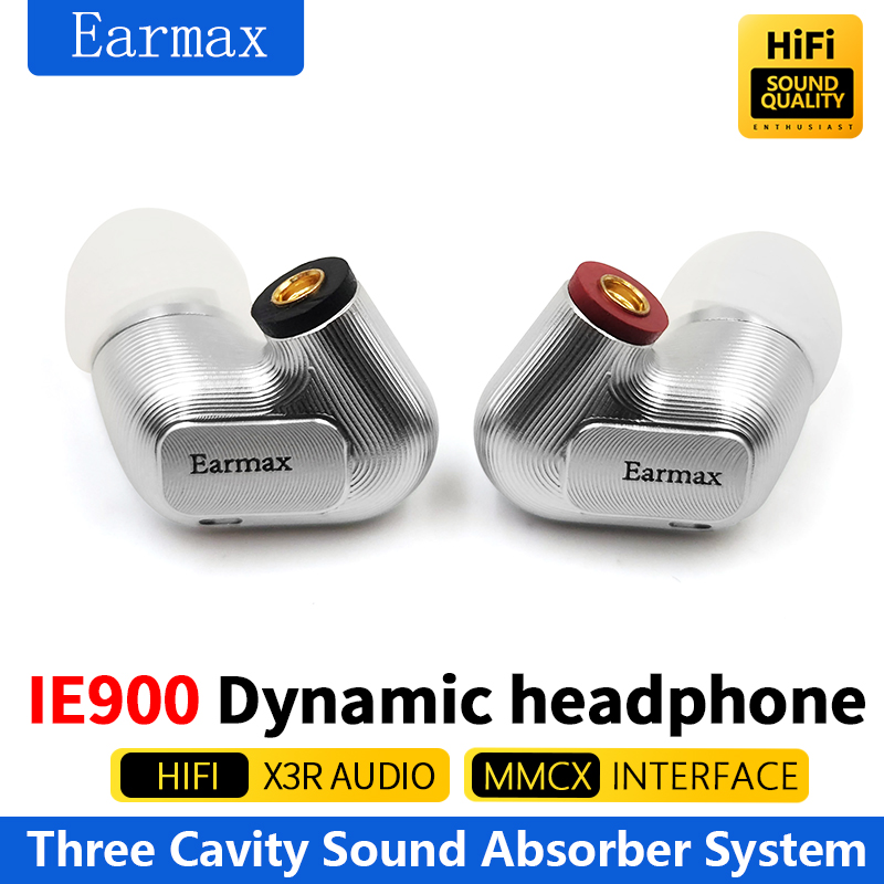 Earmax IE600 IE300 IE900 auriculares intrauditivos estéreo HIFI profesionales auriculares dinámicos insignia Cable de Audio desmontable