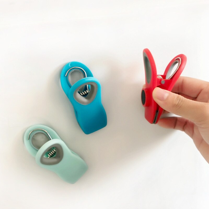 1PCS Fridge Magnetic Clip For Home Refrigerator Magnets Wall Recipes Memo Note Message Snack Holder Clamp Office Supplies