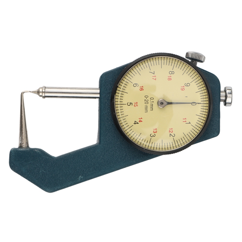 Dial Thickness Gauge 0-20Mm Thickness Meter Tester For Leather Paper Width Measuring Instrument Tools